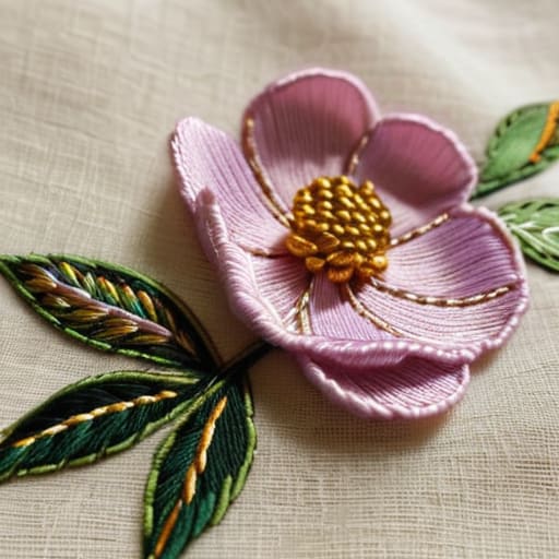 Blooming With Color Through Floral Embroidery Motifs