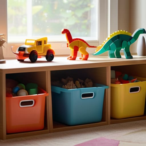 Minimizing Toy Clutter Through Strategic Sorting Toys by Category