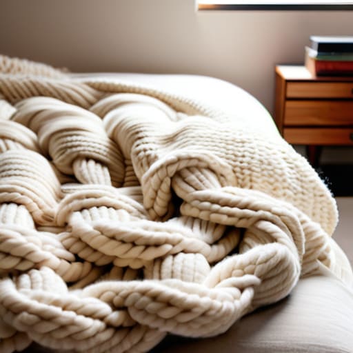 The Tactile Magic of Chunky Knit Blanket Styles