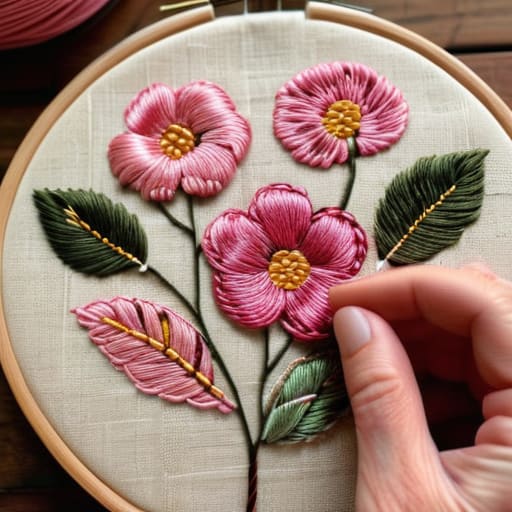 Mastering embroidery by Finding Your Own Rhythm.
