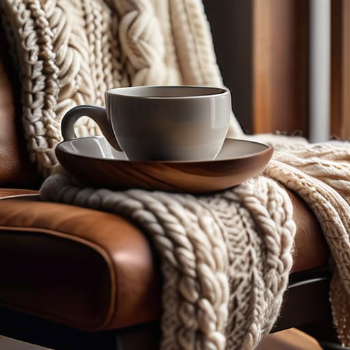 The Final Layer of Comfort chunky knit.