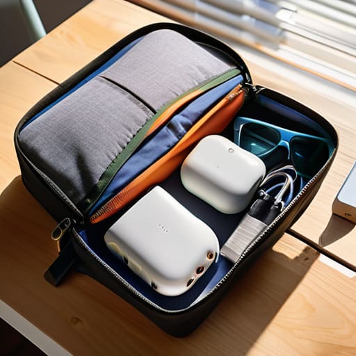 The Lightness of Being (Unburdened) organized bag.