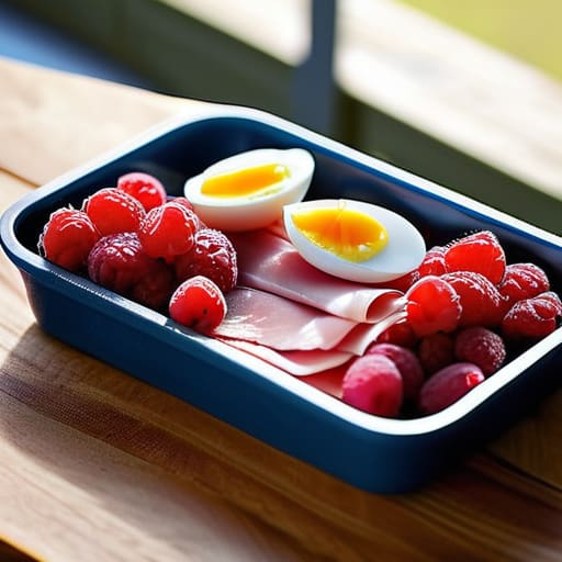 The Protein-Packed Adult Lunchable snack plate.