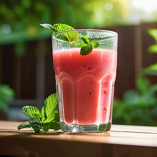 Refreshing watermelon smoothie Watermelon Sugar High.