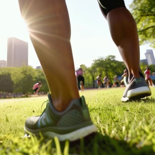 Exercising in Outdoor Public Spaces